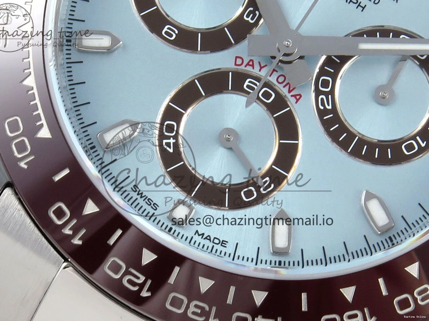 0511 Daytona 116506 VSF 1:1 Best Edition Ice Blue Dial Steel 904L on SS Bracelet DD ZipUp 743
